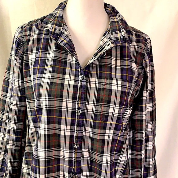 J. Crew Plaid Button Up Collared Shirt - Picture 3 of 11